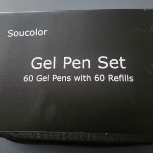 Gel Pen Set - 60 Gel Pens with 60 Refills